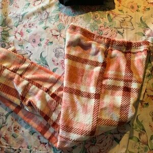 Born Women’s Cozy Plaid Lounge Pants or Sleep Bottoms Size Medium